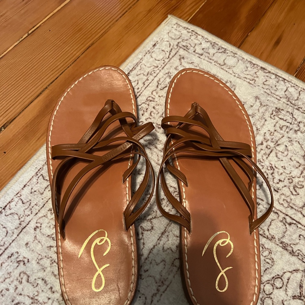 Sam Edelman Brown Strappy Sandals